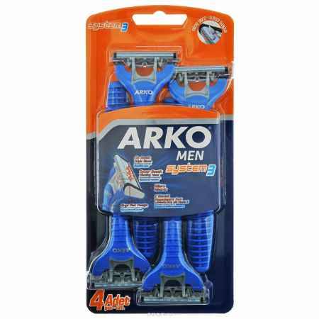 Купить Arko MEN Станок для бритья System3 3 лезвия 4шт