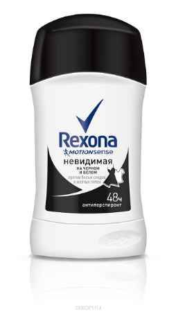 Купить Rexona Motionsense Антиперспирант карандаш Невидимая на черном и белом 40 мл