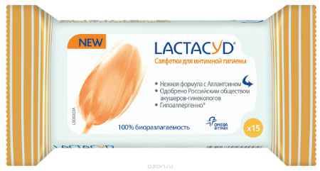 Купить Lactacyd Салфетки для интимн.гигиены 15 шт.