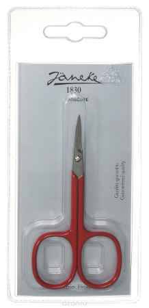 Купить Janeke Ножницы маникюрные, закругленные, цвет: красный. MP118C