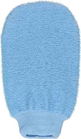 Купить Riffi Мочалка-рукавица, массажная, двухсторонняя, цвет: голубой