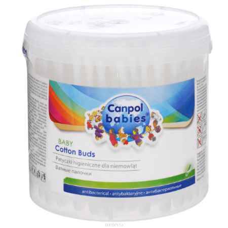 Купить Canpol Babies Ватные палочки, детские, антибактериальные, 200 шт