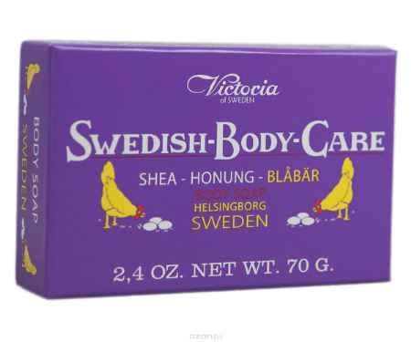 Купить Victoria Soap Shea-Honung-Blabar Мыло для тела с черникой, 70 г