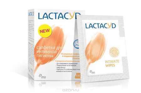 Купить Lactacyd Салфетки для интимной гигиены 10шт в индивидуальной упаковке
