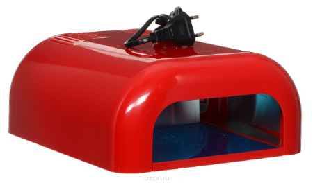 Купить Dongri УФ лампа UV LAMP professional nail dryer 36 W, цвет: красный