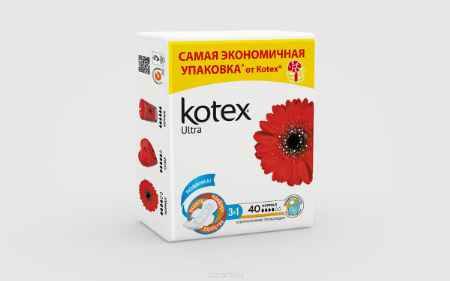 Купить Kotex Прокладки гигиенические Ultra. Normal 40 шт