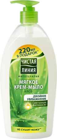 Купить Чистая Линия Фитотерапия Жидкое крем-мыло Двойное увлажнение 750 мл