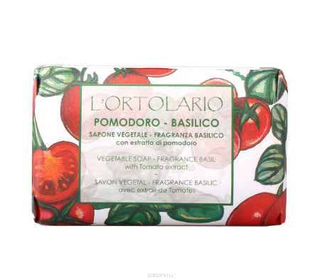 Купить Iteritalia Мыло натуральное с ароматом базилика и экстрактом помидора, 150 г