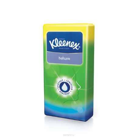 Купить Kleenex Платочки носовые Бальзам 9 х 8 шт