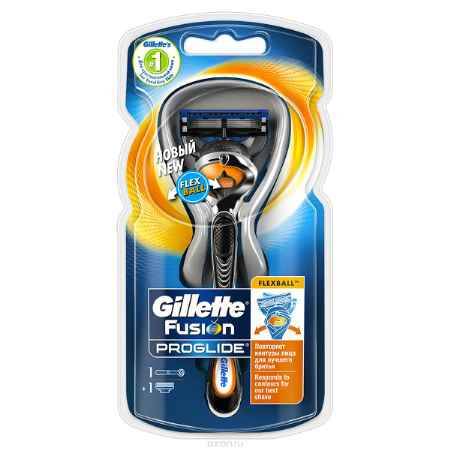 Купить Gillette Бритва Fusion ProGlide с технологией FlexBall (без дополнительных сменных кассет)