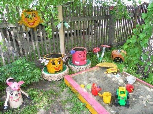 украшение детской площадки
