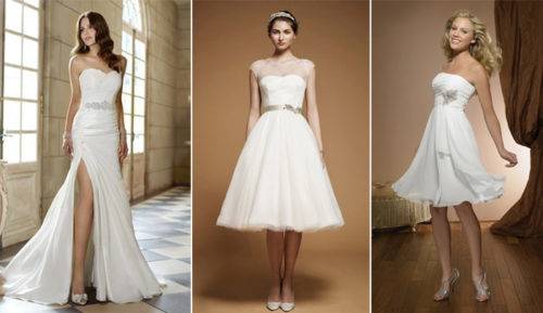 Как выбрать свадебное платье на маленький рост 