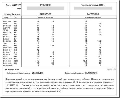 Тест Днк На Отцовство Фото