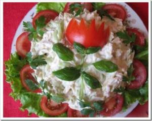 Салат с курицей на день рождения
